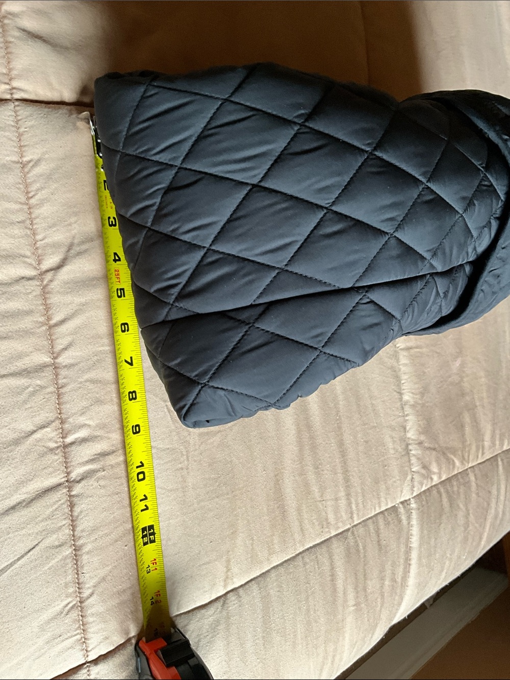 Bernardo Black Puffer Jacket with Quilted Design - Picture 16 of 16